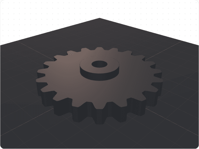 20-tooth spur gear